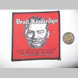 Dead Kennedys ofsetová nášivka po krajoch obšívaná  cca. 9x9cm